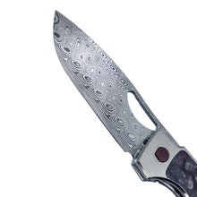 Load image into Gallery viewer, Cedar 475 Carbon &amp; Damascus